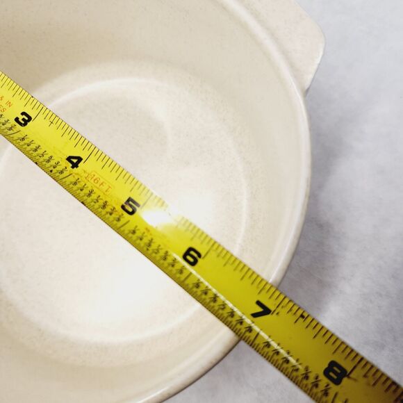 Vintage Orange Poppy Fire Flower Temper-Ware Lenox Casserole Lid Stand 1970s Mod - Picture 6 of 11